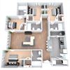 4 bedroom 4 bath apartment